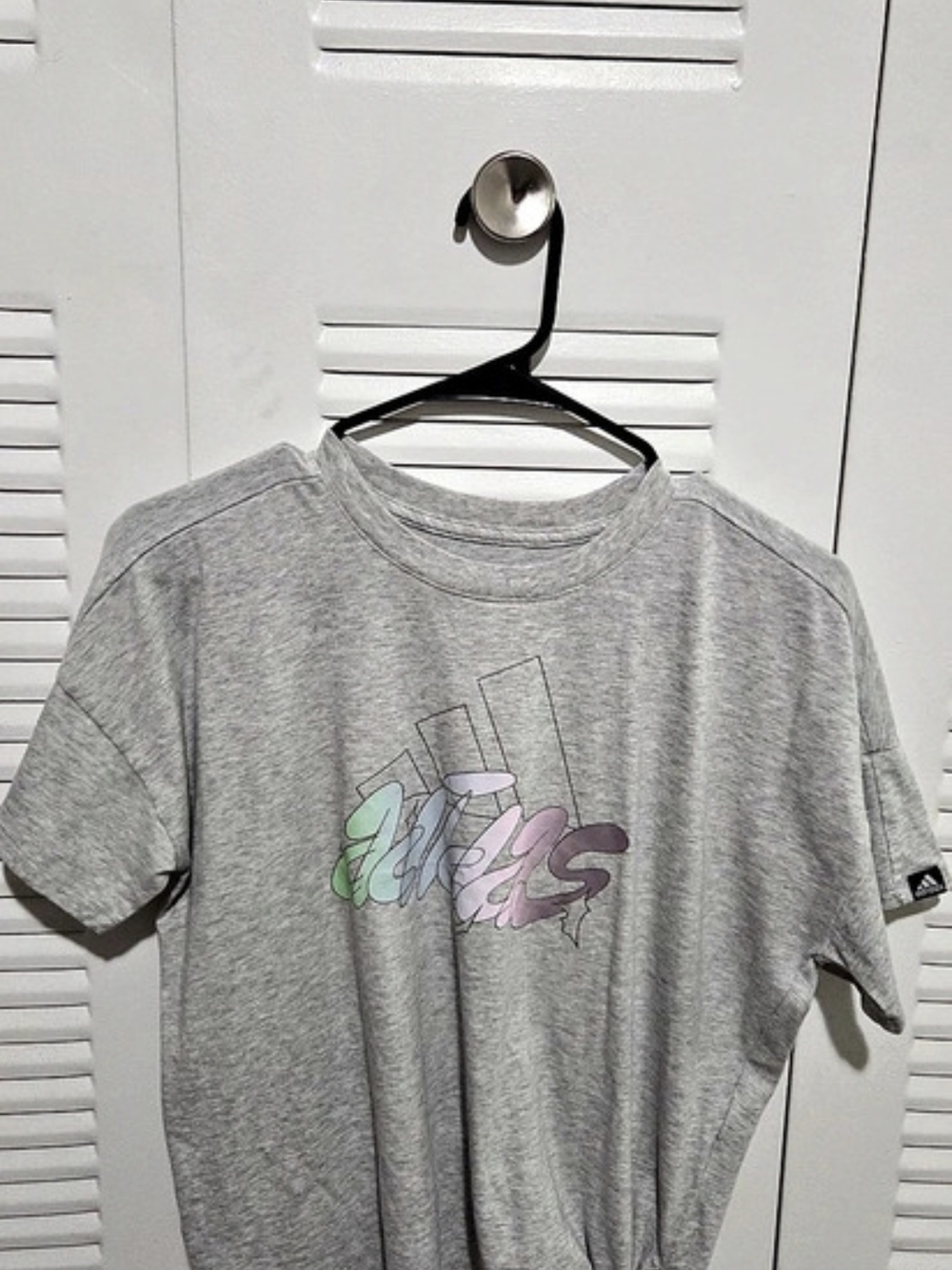 adidas Graphic Short Sleeve Tee Gray XL